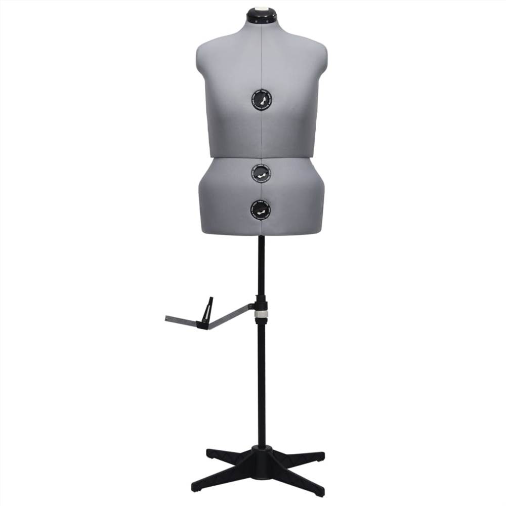 Adjustable Dress Form Female Grey L Size 4450