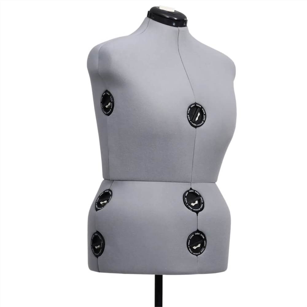 Adjustable Dress Form Female Grey L Size 4450