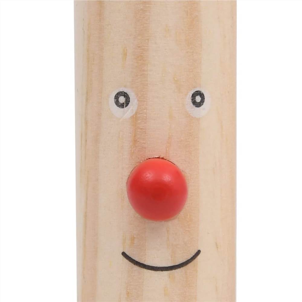 Bowling Game Multicolour Solid Pinewood 18 Bowling Game Multicolour Solid Pinewood