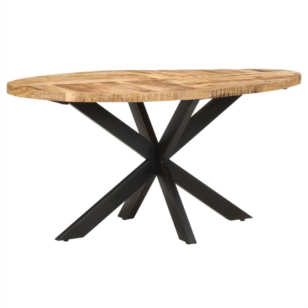 

Dining Table 160x90x75 cm Rough Mango Wood