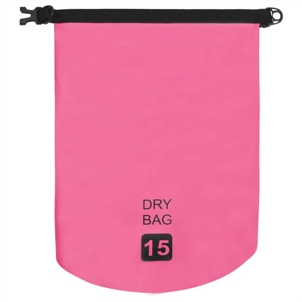 Dry Bag Pink 15 L PVC