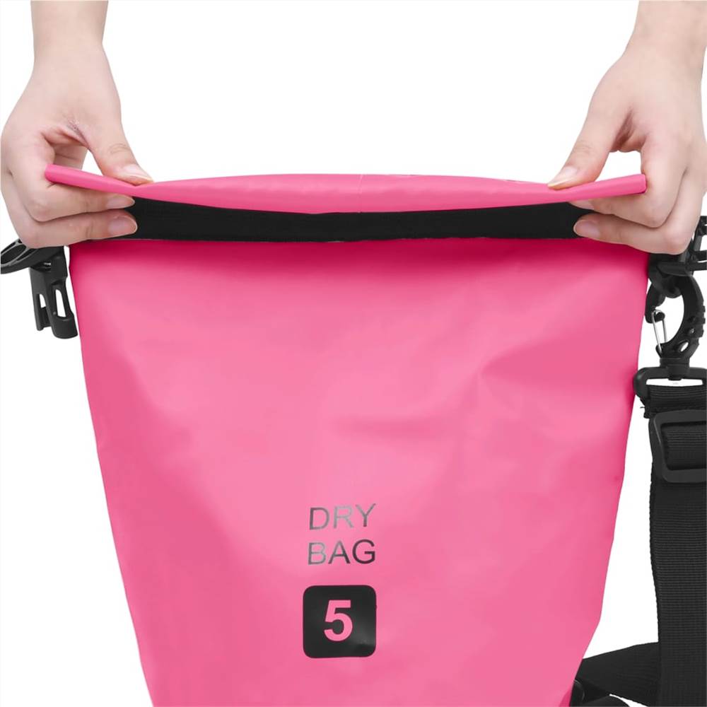 Dry Bag Pink 5 L PVC