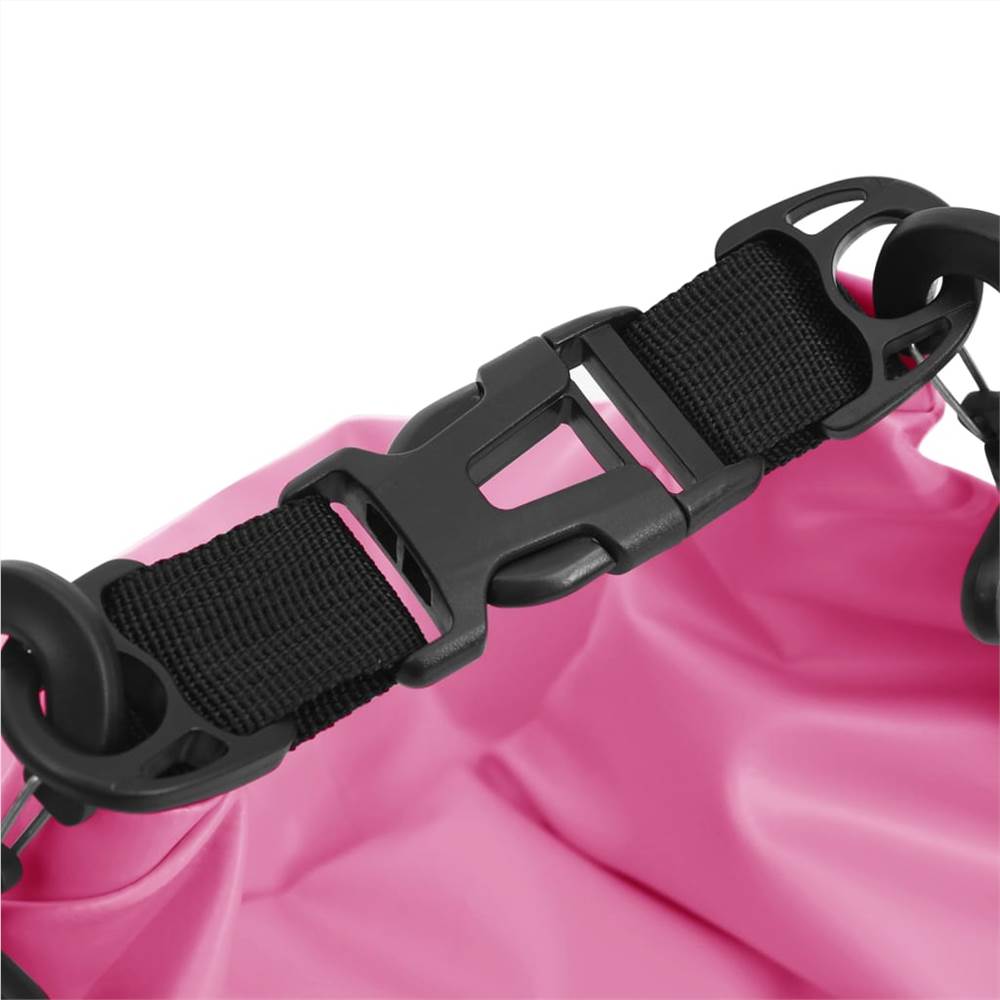 Dry Bag with Zipper Pink 20 L PVC