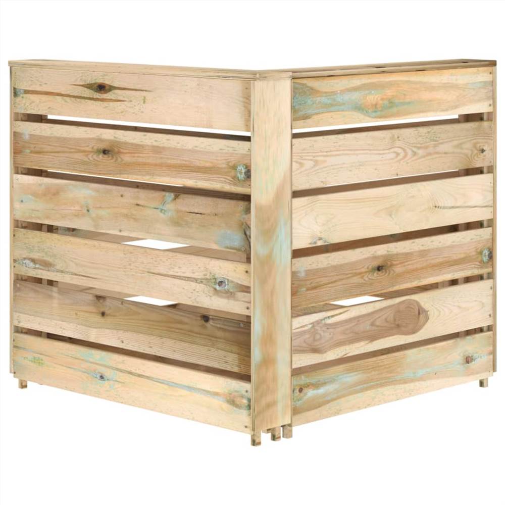 Garden Pallet Corner Sofa Impregnated Pinewood