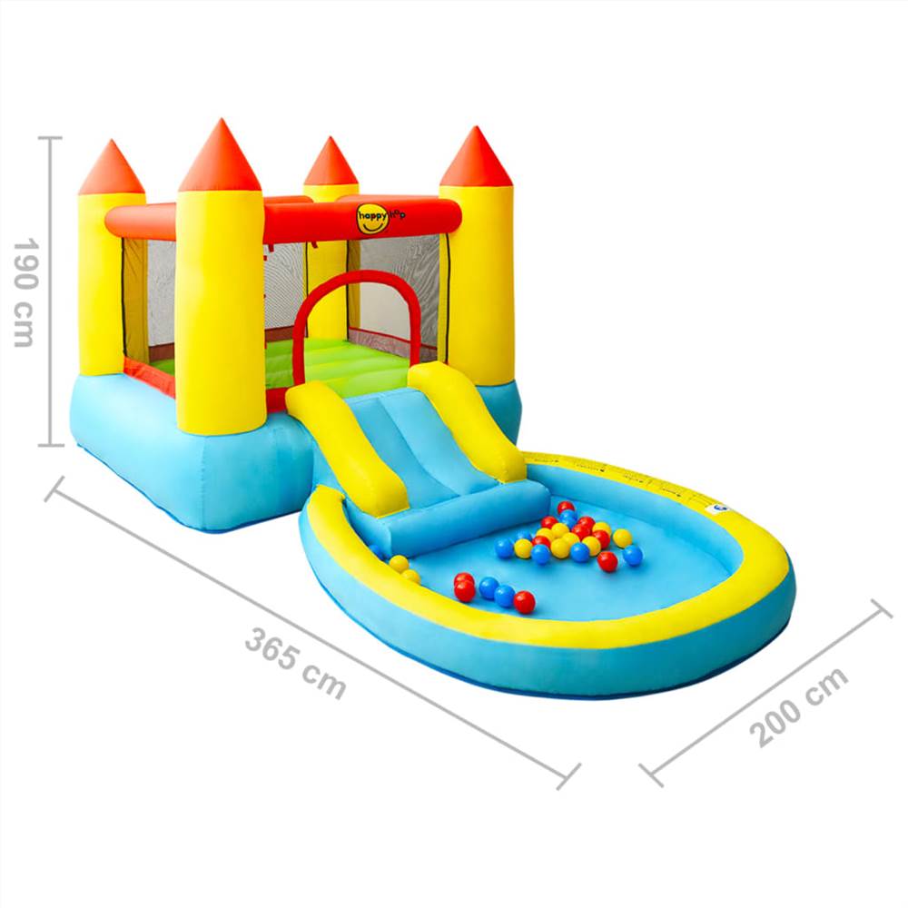 Inflatable Bouncer with Slide 200x365x190 cm PVC