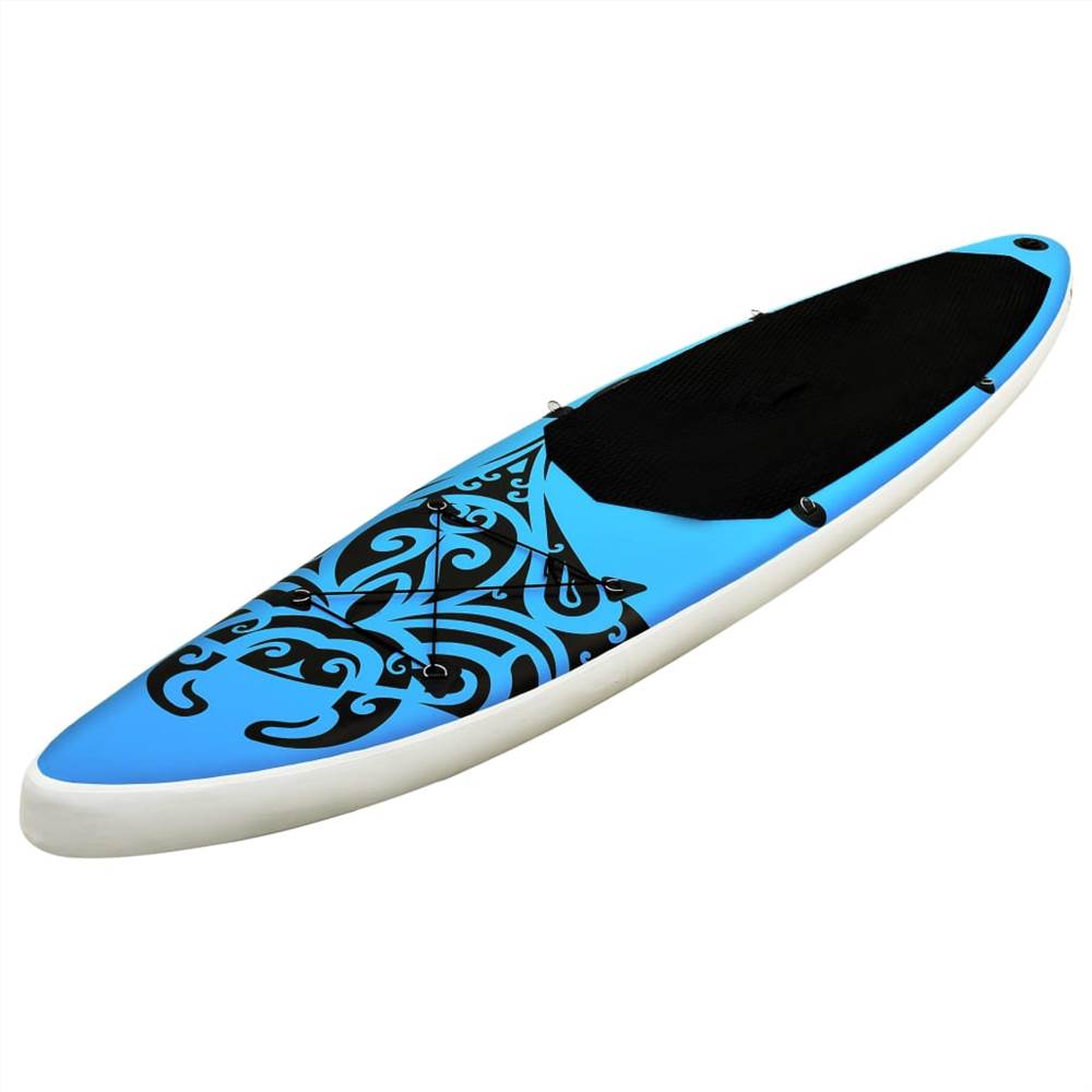 Inflatable Stand Up Paddleboard Set 320x76x15 cm Blue 15 Inflatable Stand Up Paddleboard Set 320x76x15 cm Blue