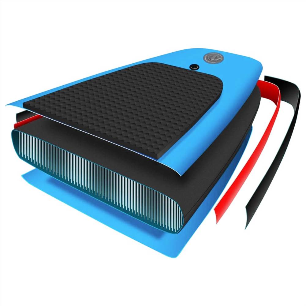 Inflatable Stand Up Paddleboard Set 320x76x15 cm Blue 23 Inflatable Stand Up Paddleboard Set 320x76x15 cm Blue
