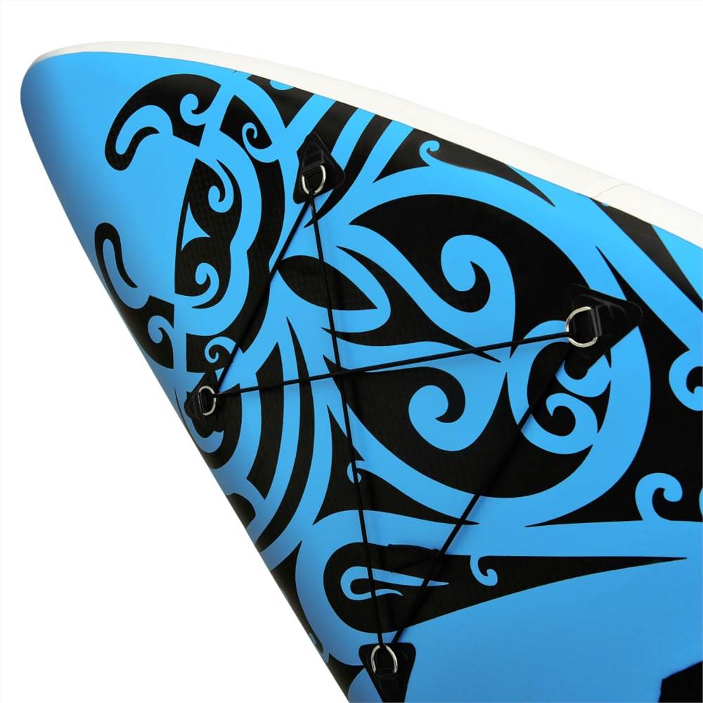 Inflatable Stand Up Paddleboard Set 366x76x15 Cm Blue 21 Inflatable Stand Up Paddleboard Set 366x76x15 cm Blue