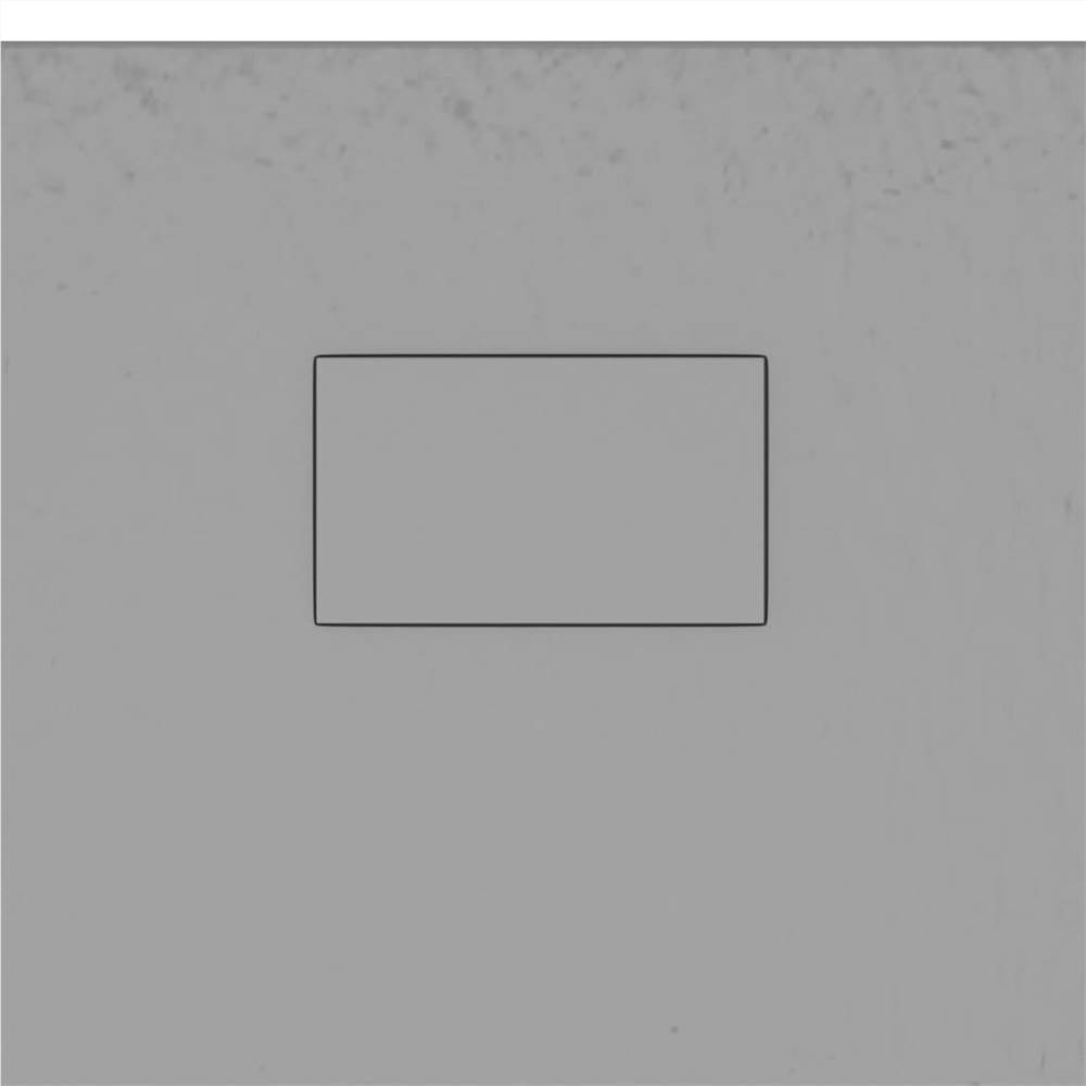 Shower Base Tray SMC Grey 90x80 cm