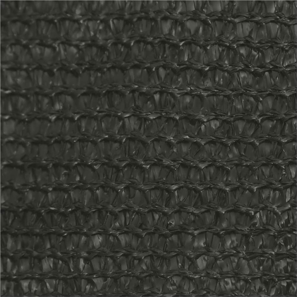 Sunshade Sail 160 g/m² Anthracite 3.5x4.5 m HDPE