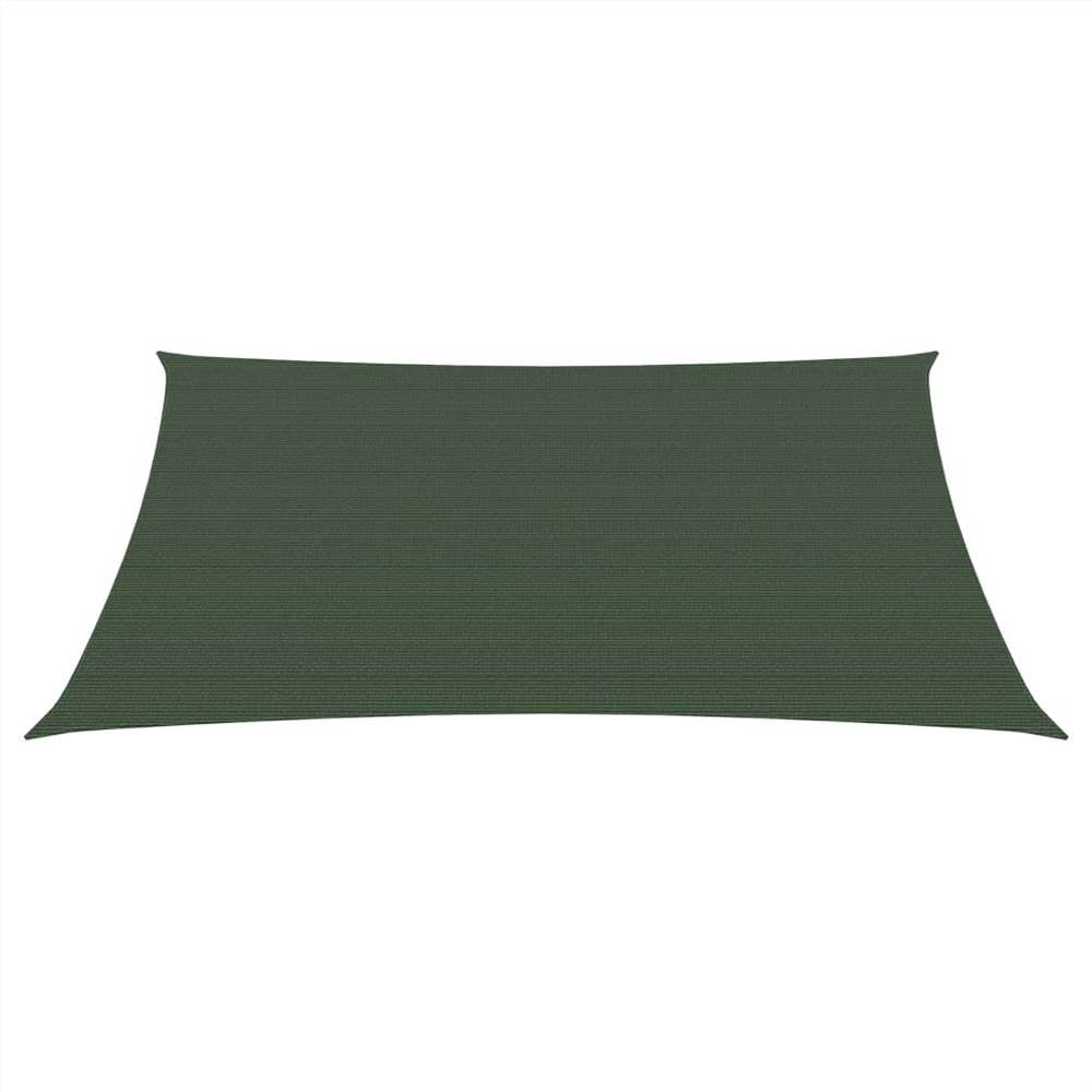 

Sunshade Sail 160 g/m² Dark Green 3/4x3 m HDPE