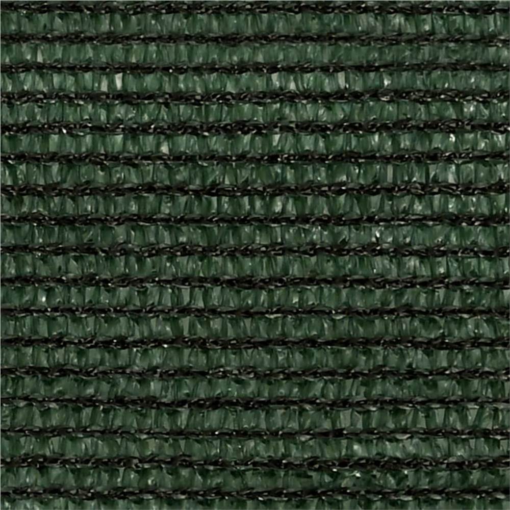 Sunshade Sail 160 g/m² Dark Green 5x6x6 m HDPE