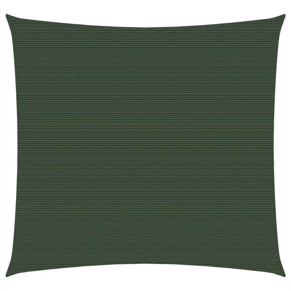 

Sunshade Sail 160 g/m² Dark Green 6x6 m HDPE