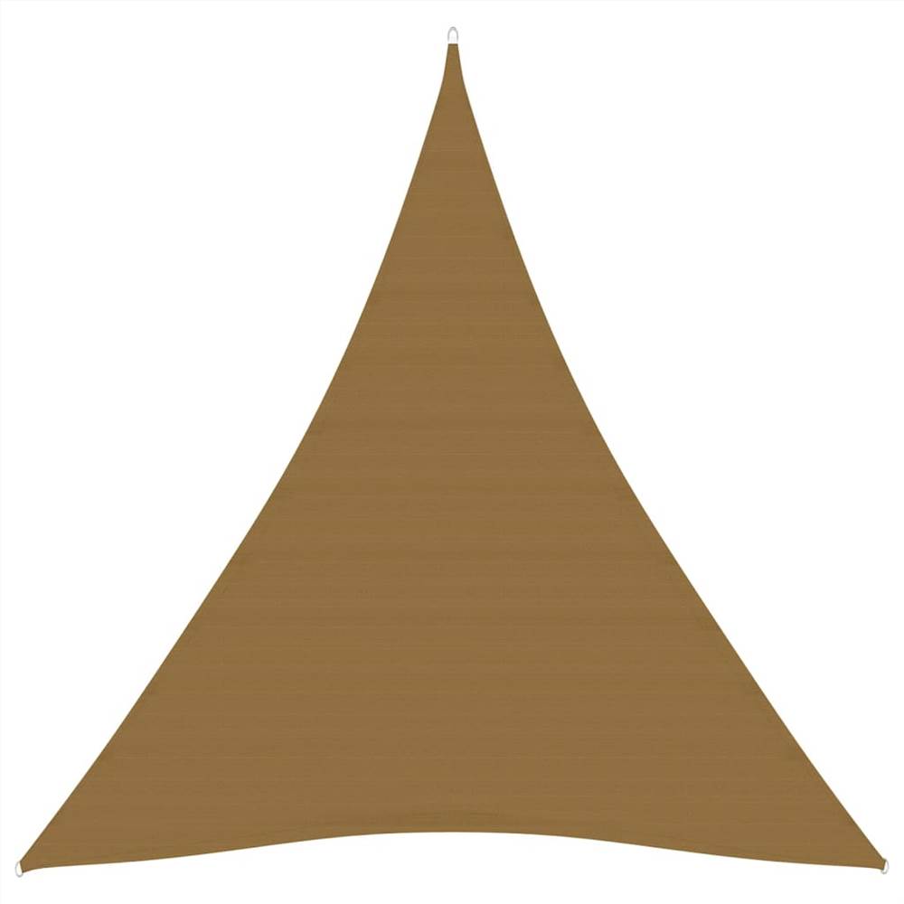 

Sunshade Sail 160 g/m² Taupe 5x6x6 m HDPE