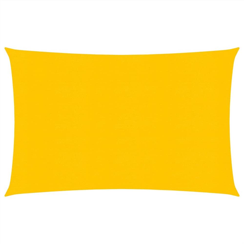 

Sunshade Sail 160 g/m² Yellow 2.5x4 m HDPE