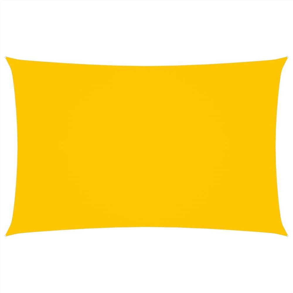 Sunshade Sail Oxford Fabric Rectangular 4x7 m Yellow