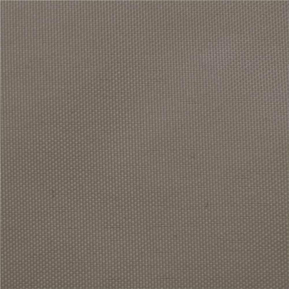 Sunshade Sail Oxford Fabric Rectangular 5x6 m Taupe