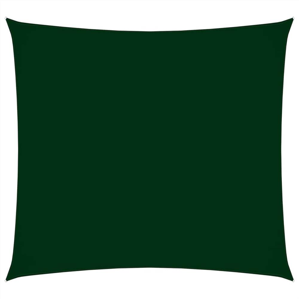 

Sunshade Sail Oxford Fabric Square 3.6x3.6 m Dark Green