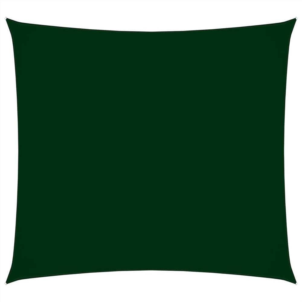 Sunshade Sail Oxford Fabric Square 7x7 m Dark Green