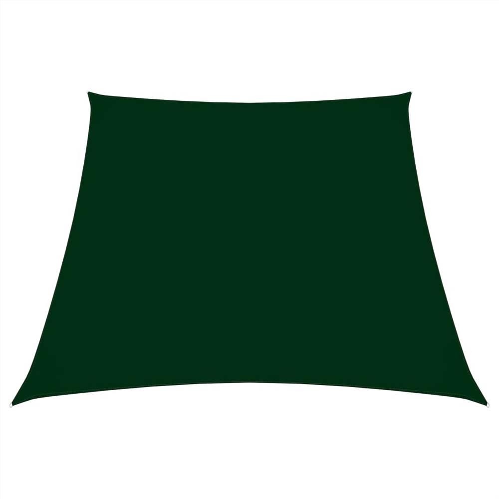 Sunshade Sail Oxford Fabric Trapezium 4/5x3 m Dark Green