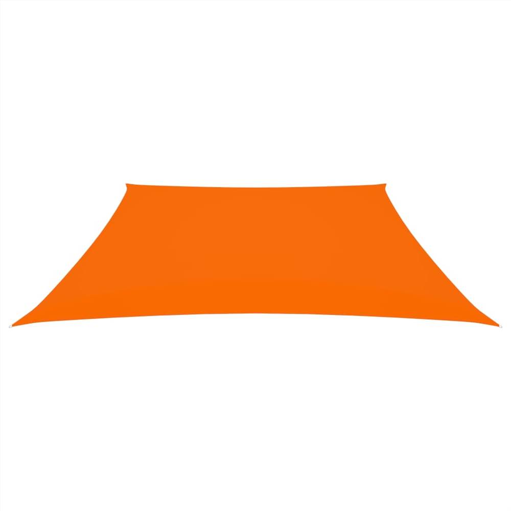 Sunshade Sail Oxford Fabric Trapezium 4/5x3 m Orange