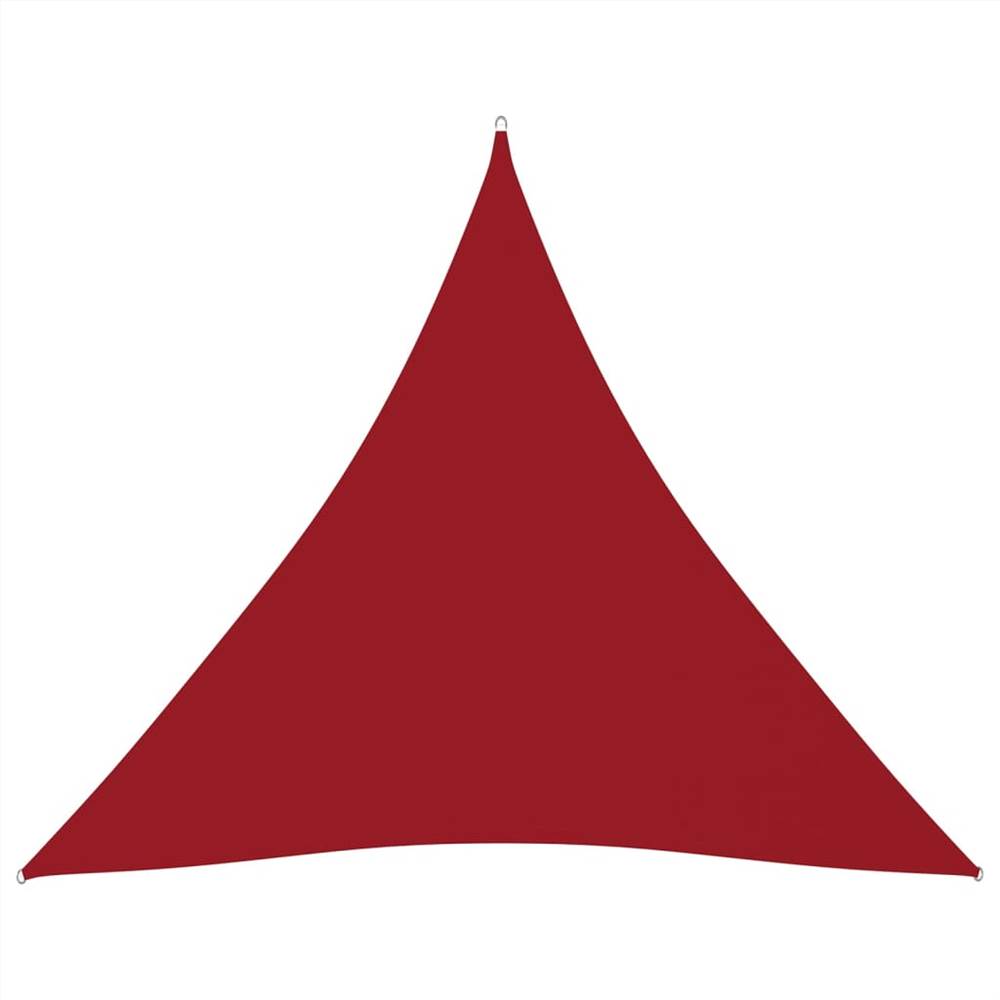 

Sunshade Sail Oxford Fabric Triangular 3.6x3.6x3.6 m Red