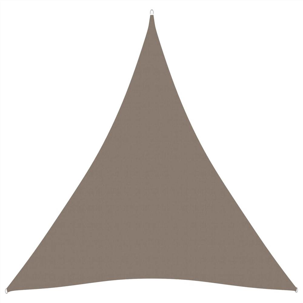 Sunshade Sail Oxford Fabric Triangular 3.6x3.6x3.6 m Taupe
