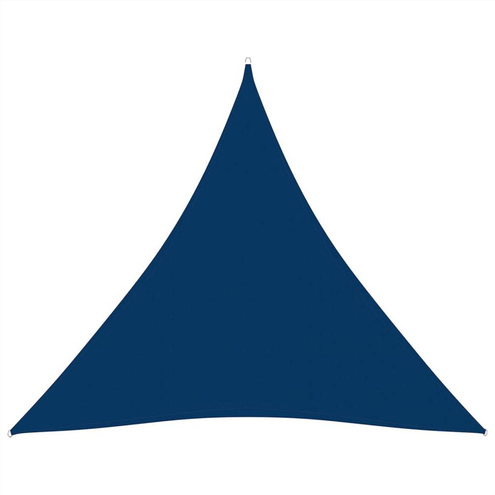 Sunshade Sail Oxford Fabric Triangular 3x3x3 m Blue