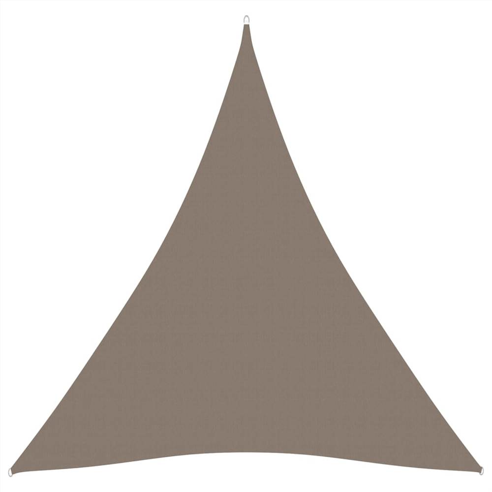 

Sunshade Sail Oxford Fabric Triangular 5x5x5 m Taupe