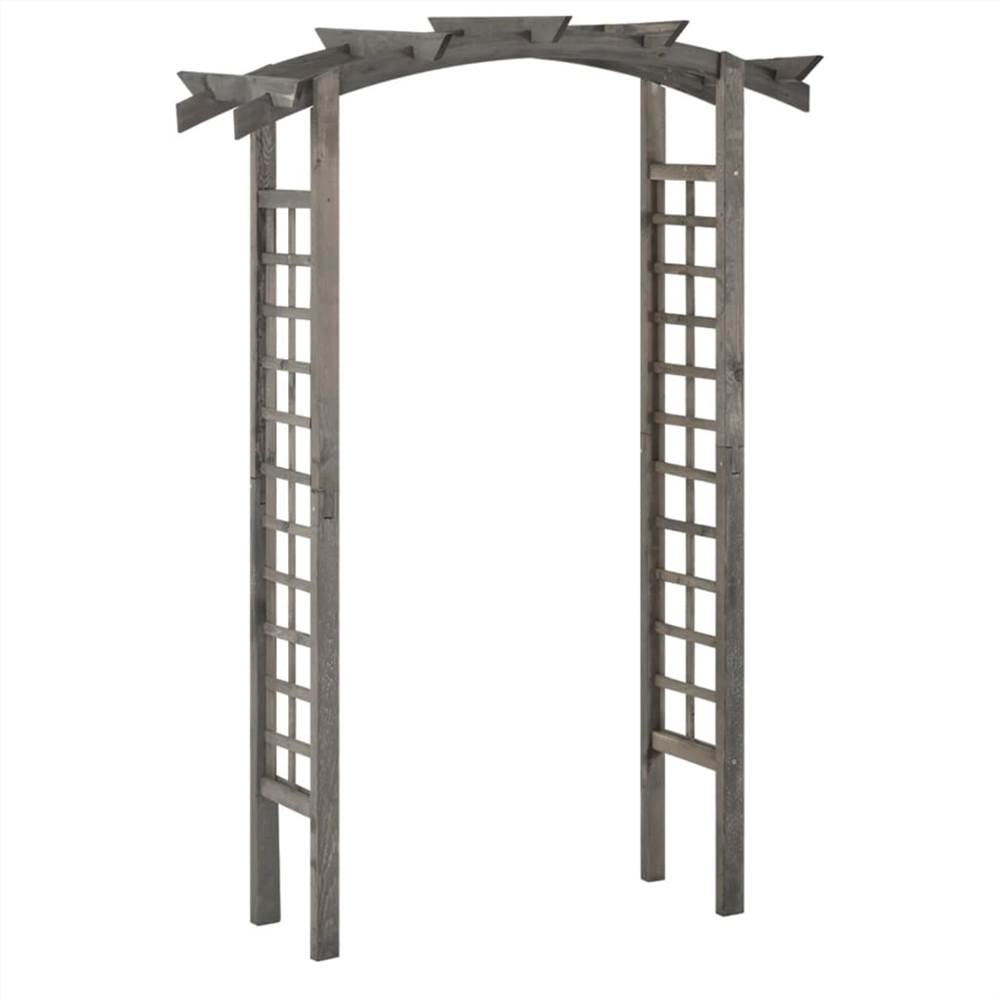 

Trellis Arch 150x50x220 cm Grey Impregnated Pinewood