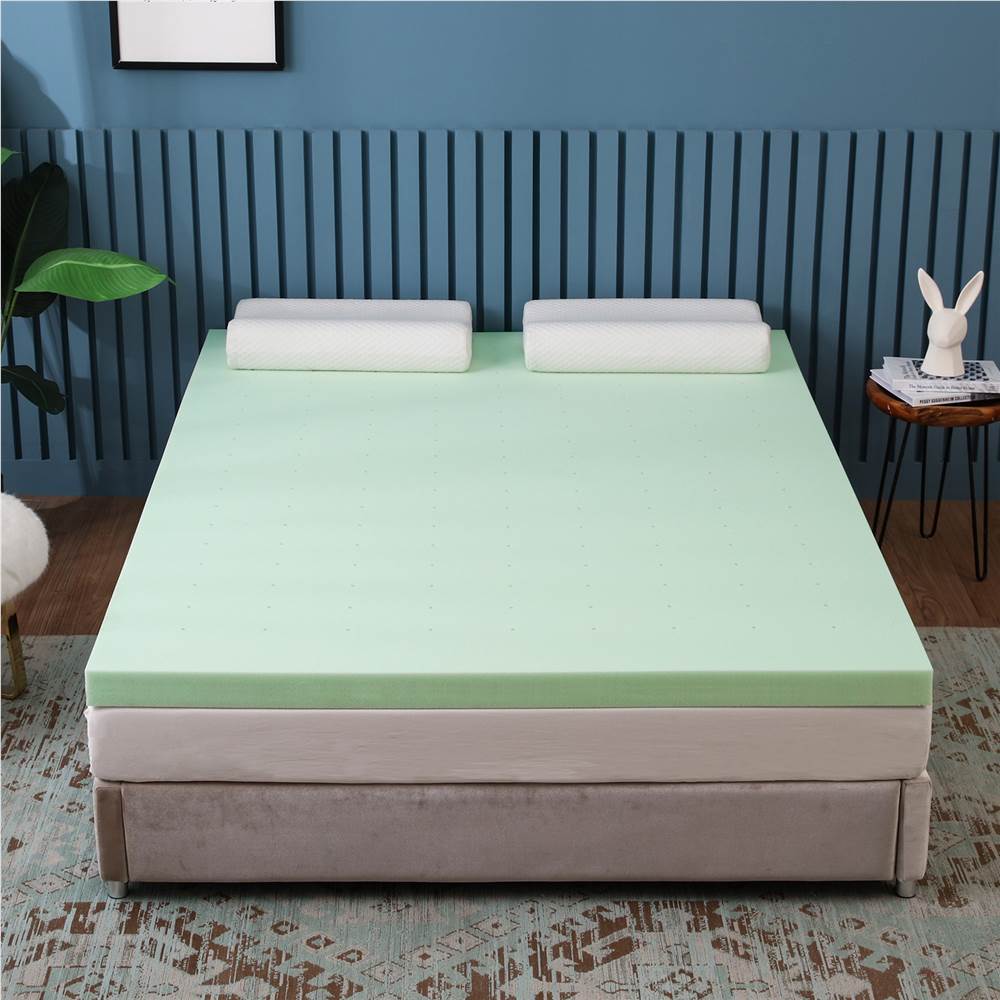 

3-Inch Thick Memory Foam Mattress Topper, Moisture-proof and Breathable, Relieve Pressure Points (Only Mattress) - Full Size