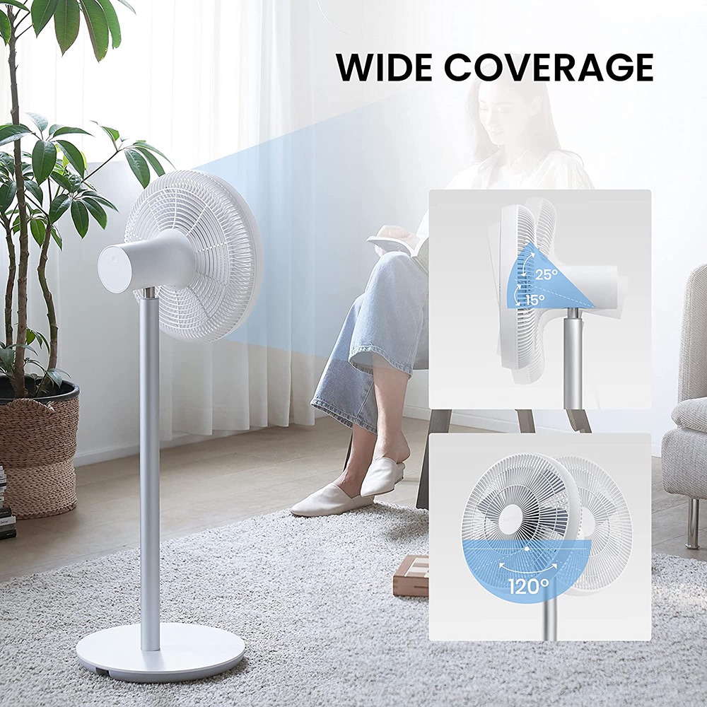 Xiaomi Smartmi Smart Floor Fan 3 DC Frequency Natural Wind White