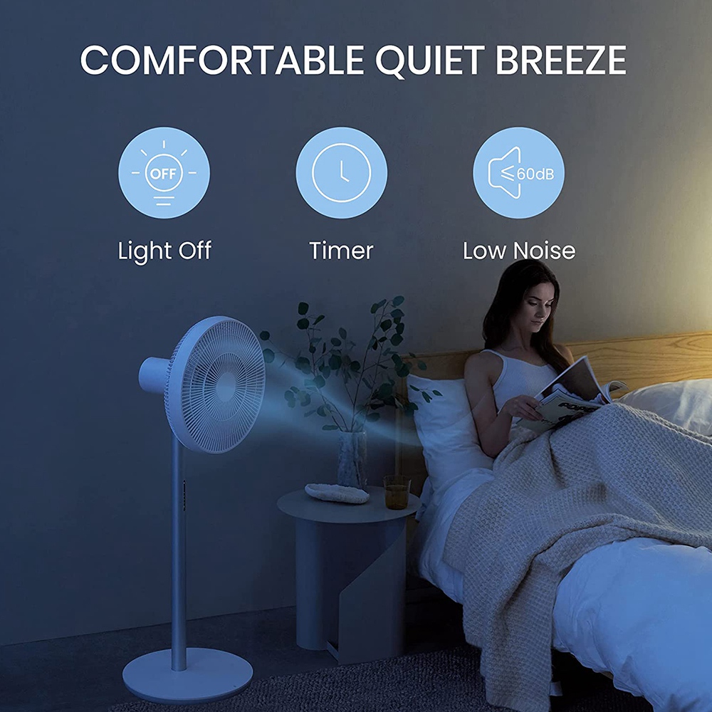 Xiaomi Smartmi Smart Floor Fan 3 DC Frequency Natural Wind White