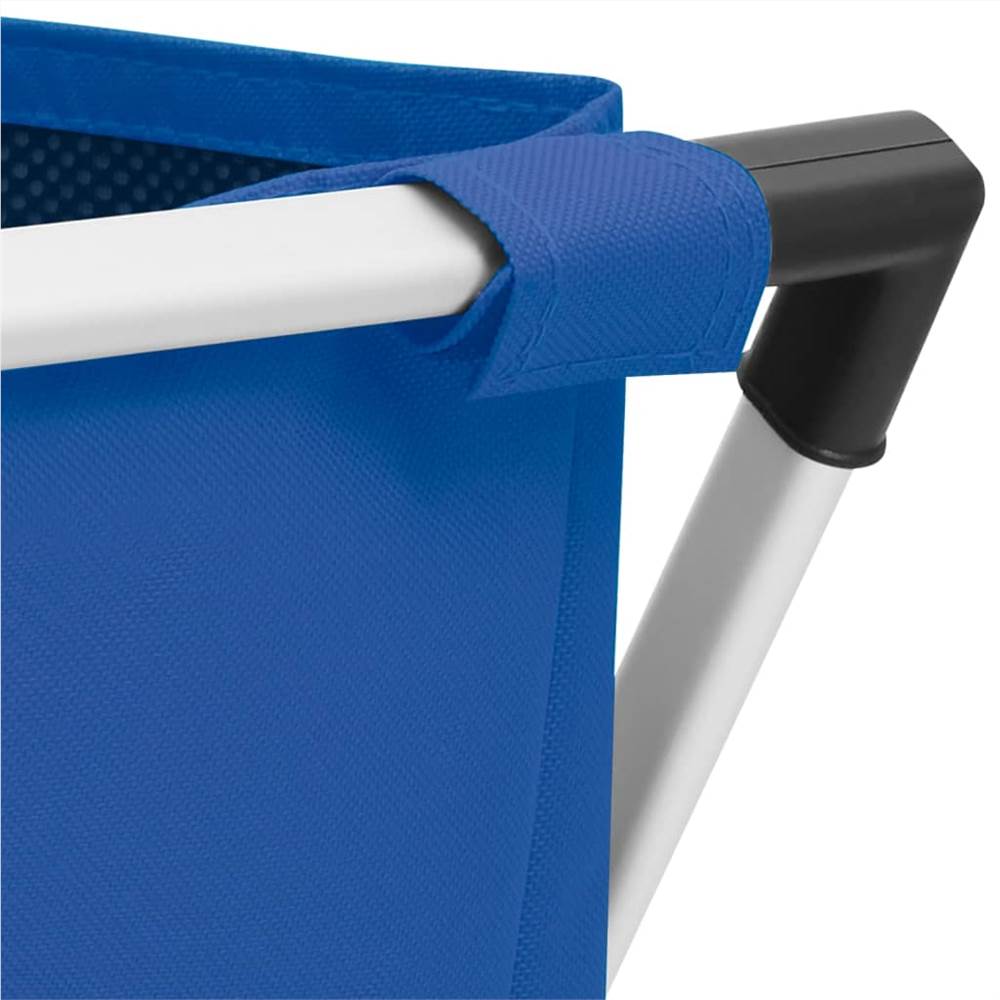 2-Section Laundry Sorter Blue