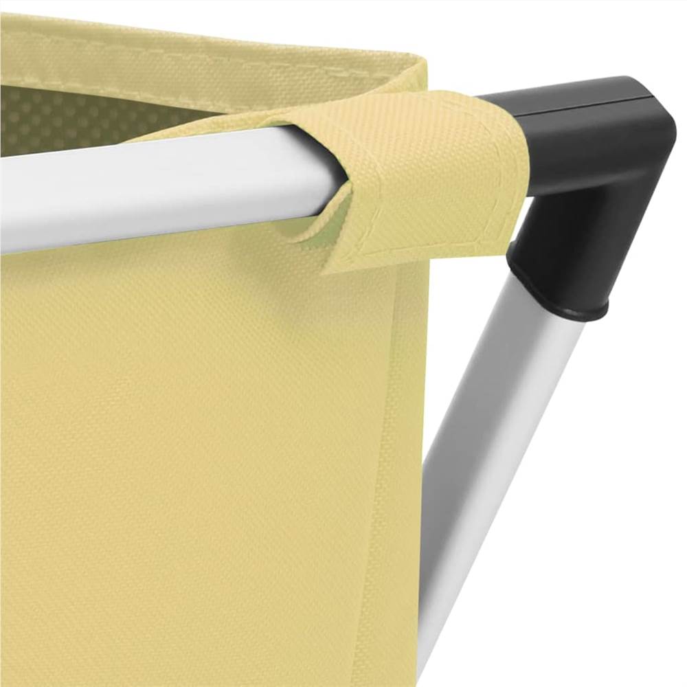 2-Section Laundry Sorter Cream