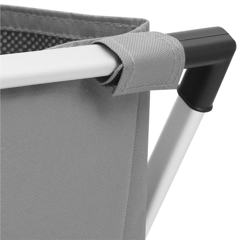 3-Section Laundry Sorter Grey