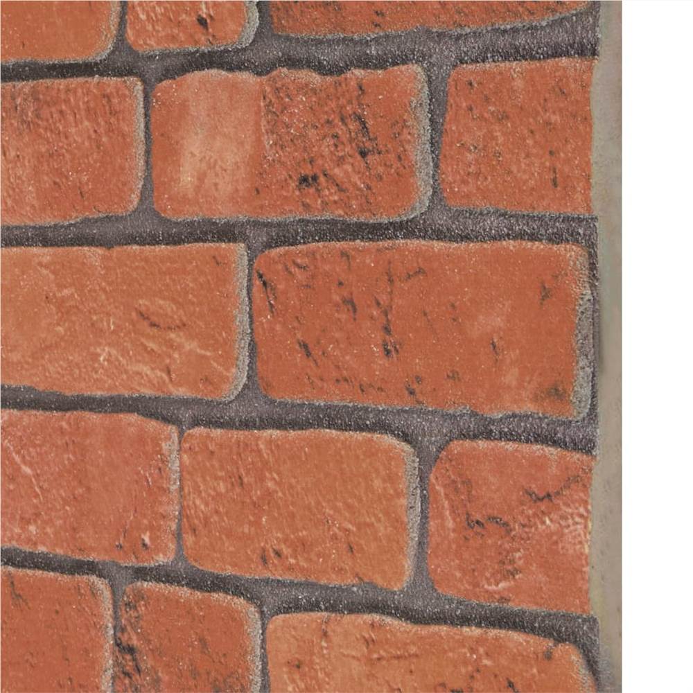 3D Wall Panels with Terracotta Brick Design 10 pcs EPS