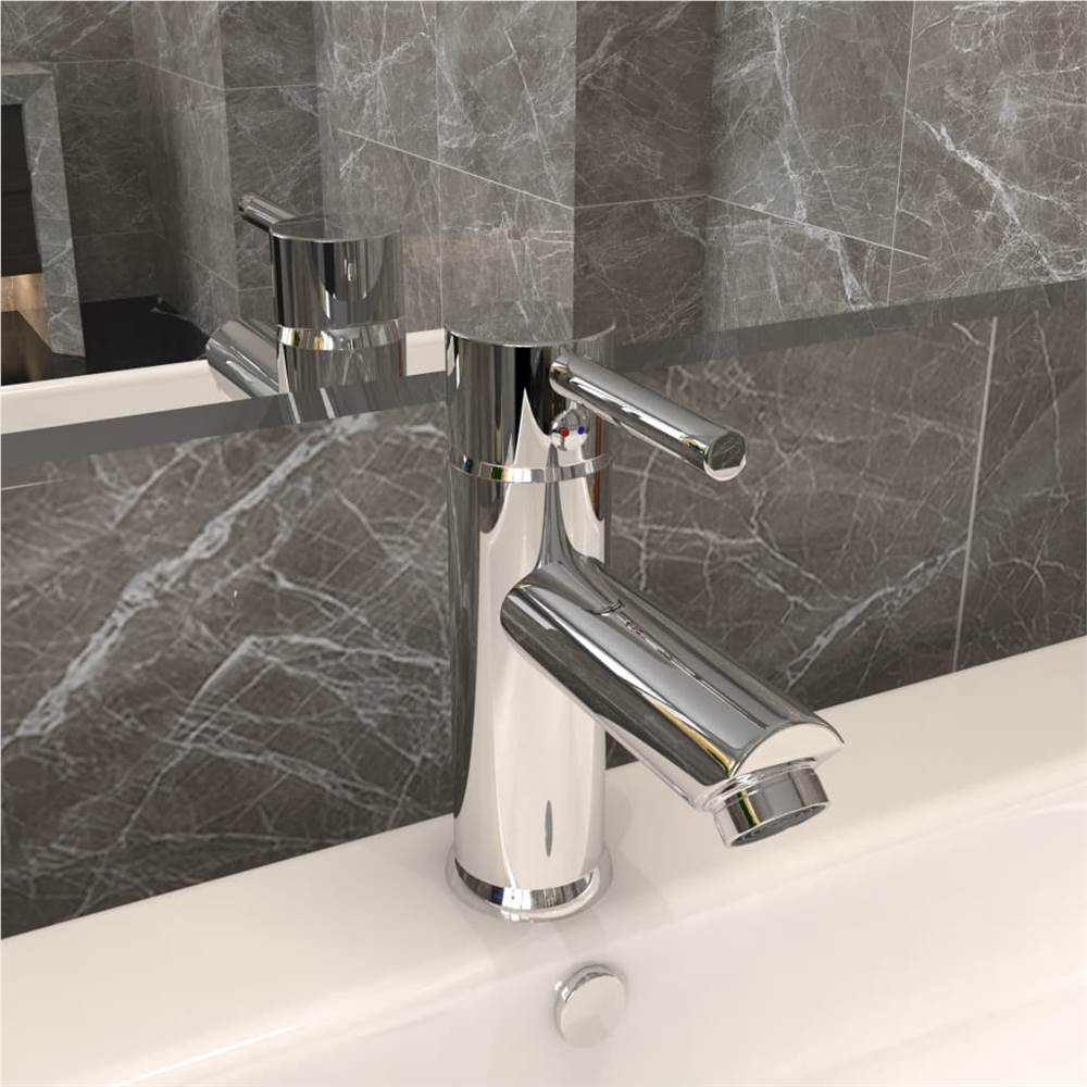 

Bathroom Basin Faucet Chromed Finish 130x176 mm