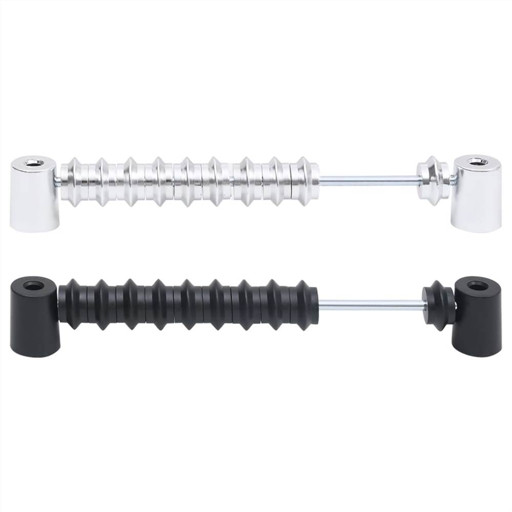 Football Table Scoreboards 2 pcs Black and Silver 16 Football Table Scoreboards 2 pcs Black and Silver