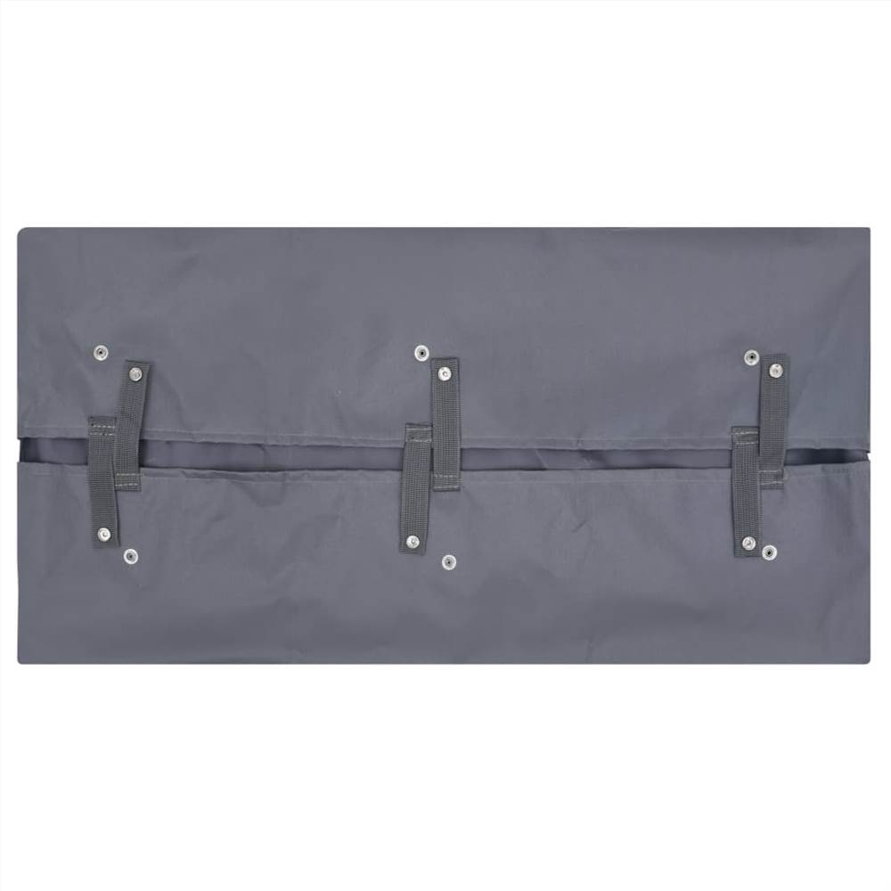 Garden Cart Liner Dark Grey 86x46x41 cm Fabric