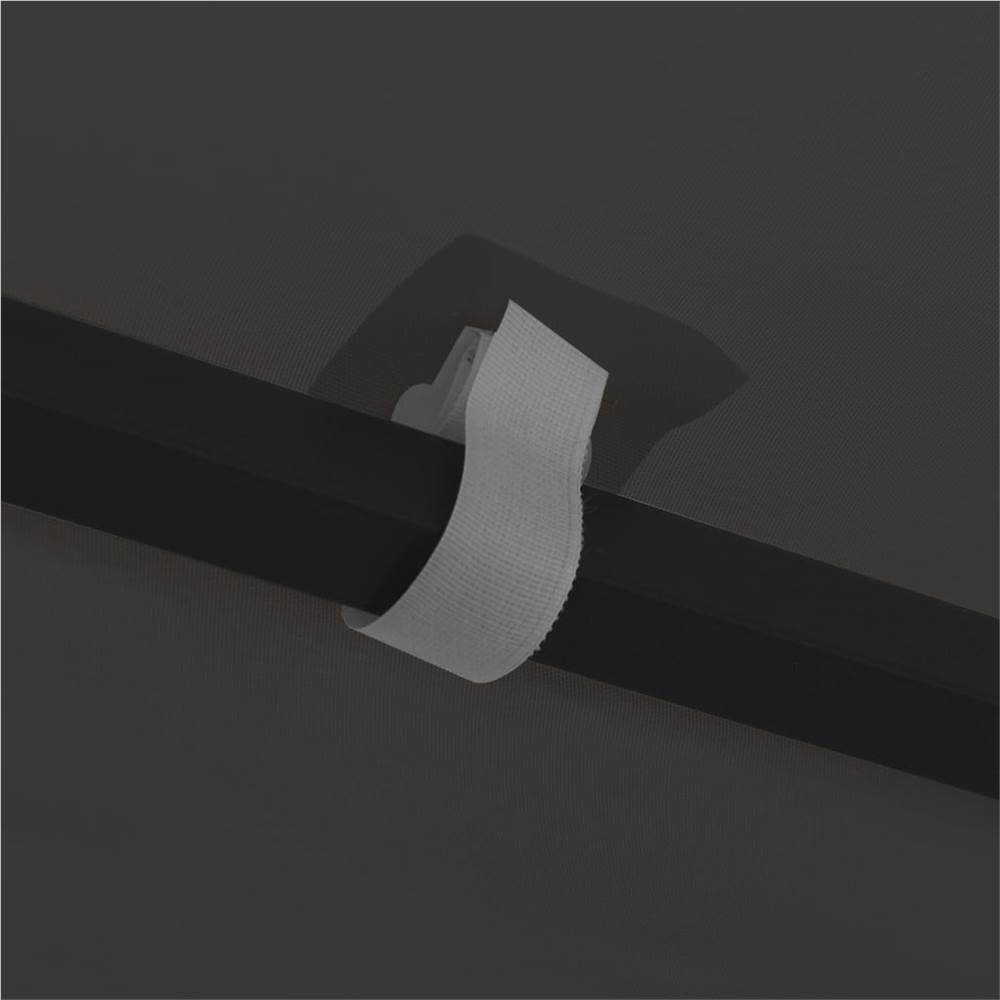 Gazebo with String Lights 3x3 m Anthracite