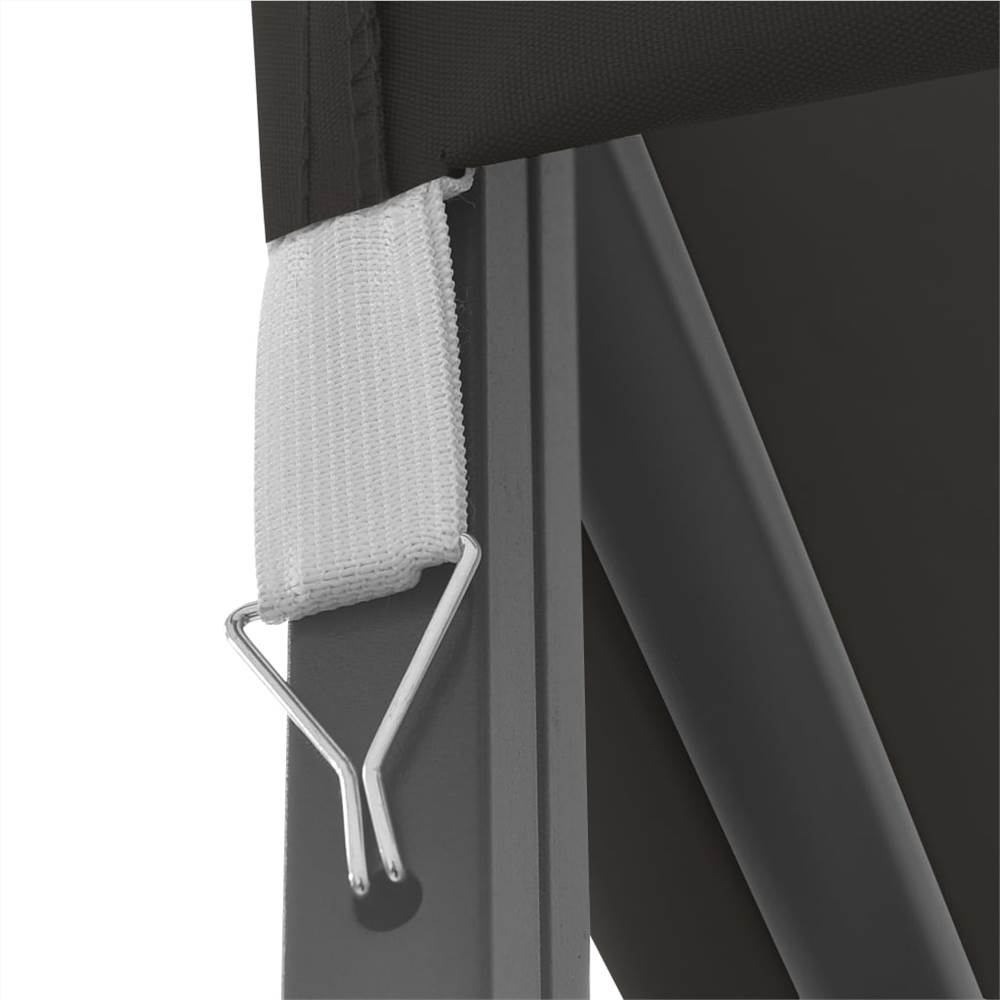 Gazebo with String Lights 3x3 m Anthracite