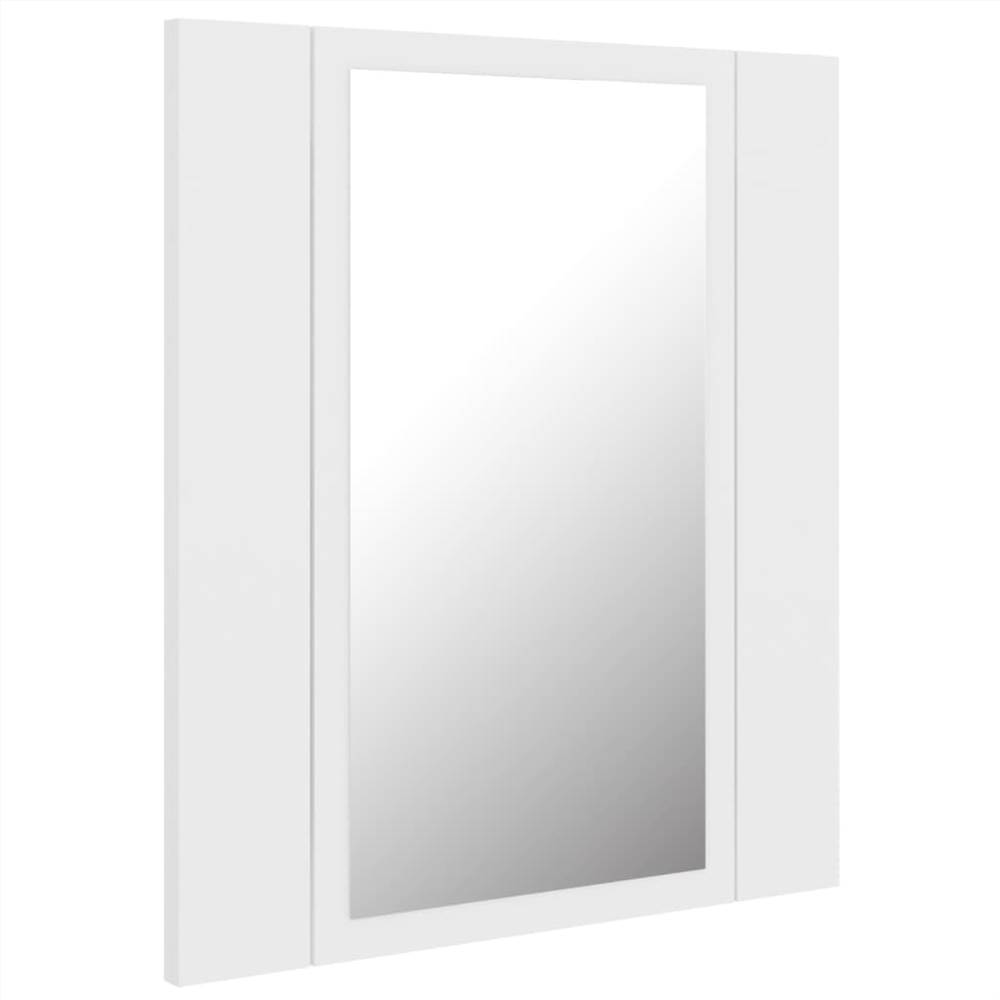 LED Bathroom Mirror White 40x12x45 cm