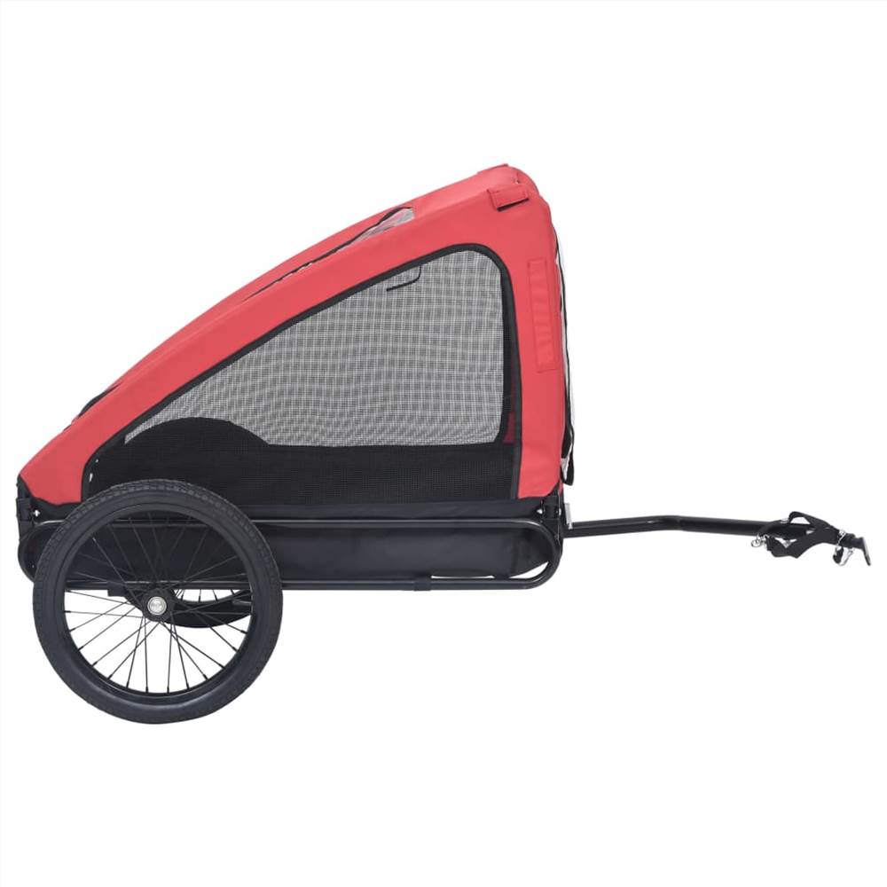 Pet Trailer Red and Black