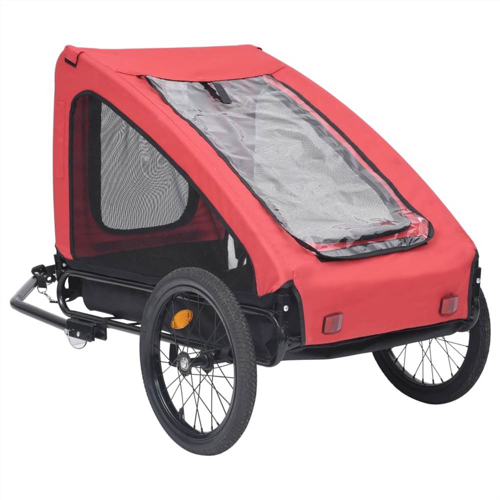 Pet Trailer Red and Black