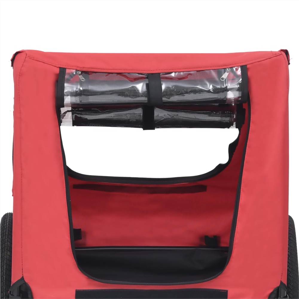 Pet Trailer Red and Black
