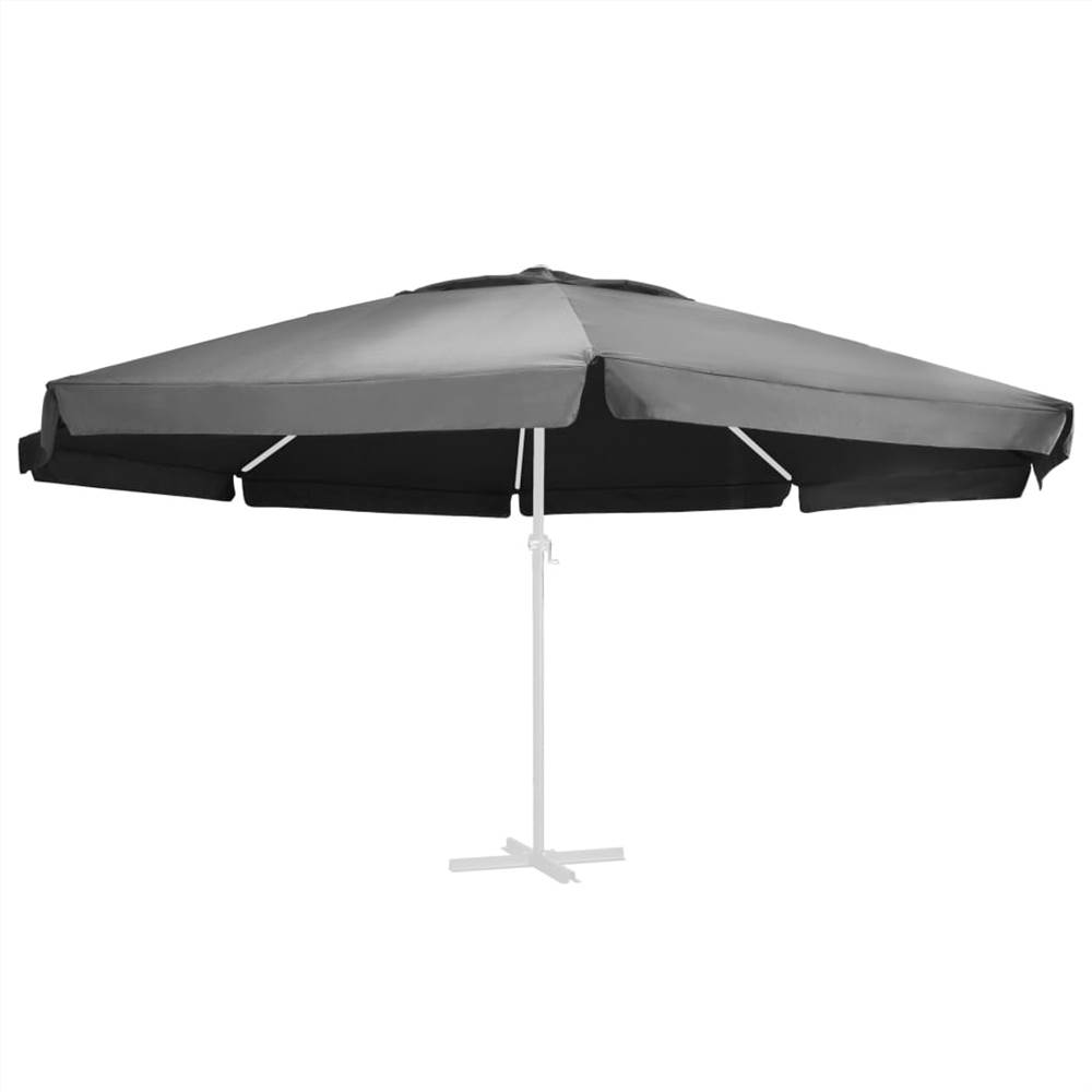 Replacement Fabric for Outdoor Parasol Anthracite 600 cm