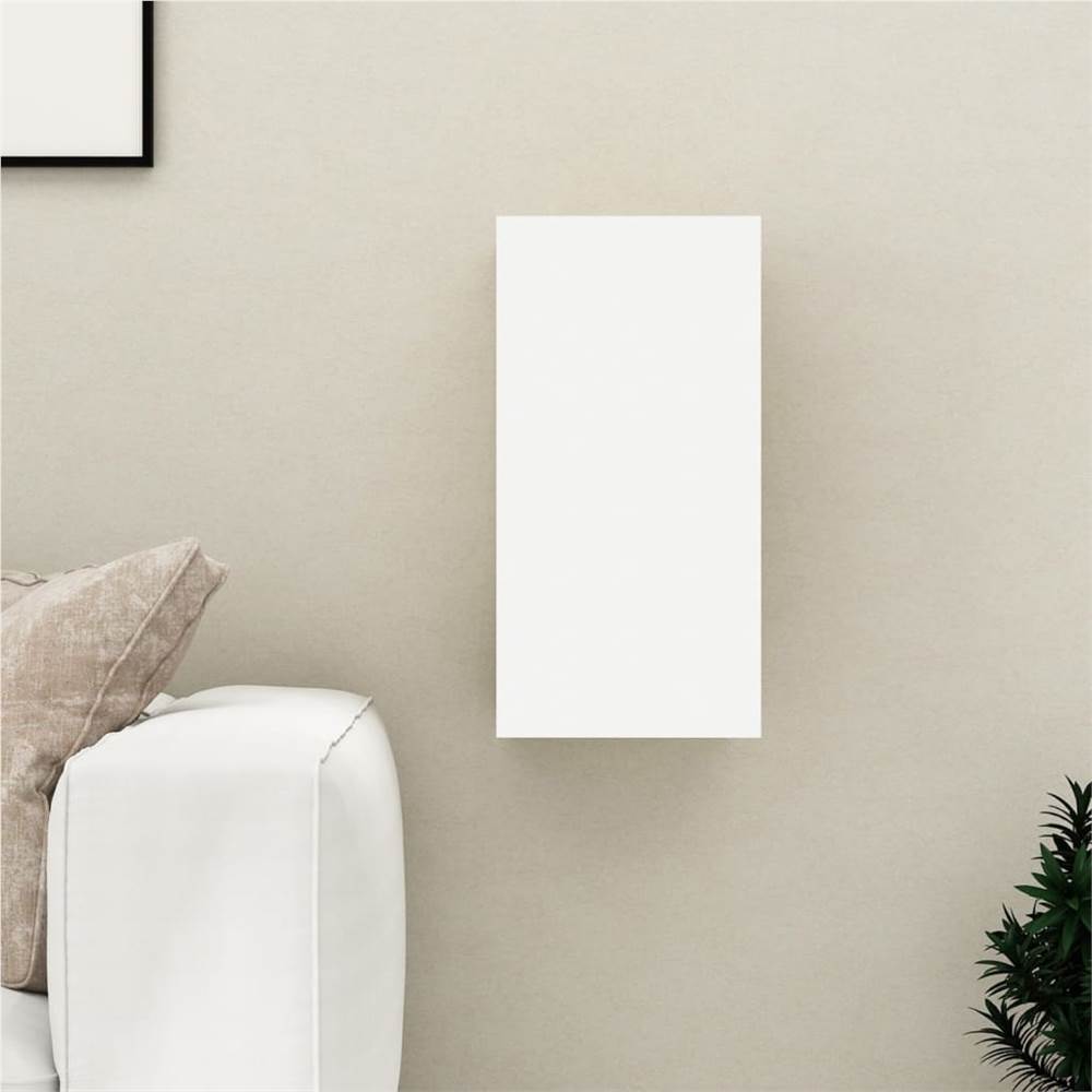 

TV Cabinet White and Sonoma Oak 30.5x30x60 cm Chipboard