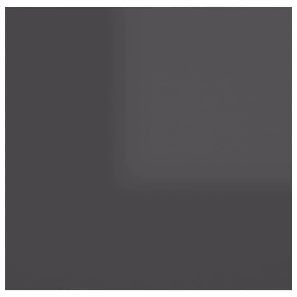 Wall Mounted TV High Gloss Grey 30.5x30x30 cm