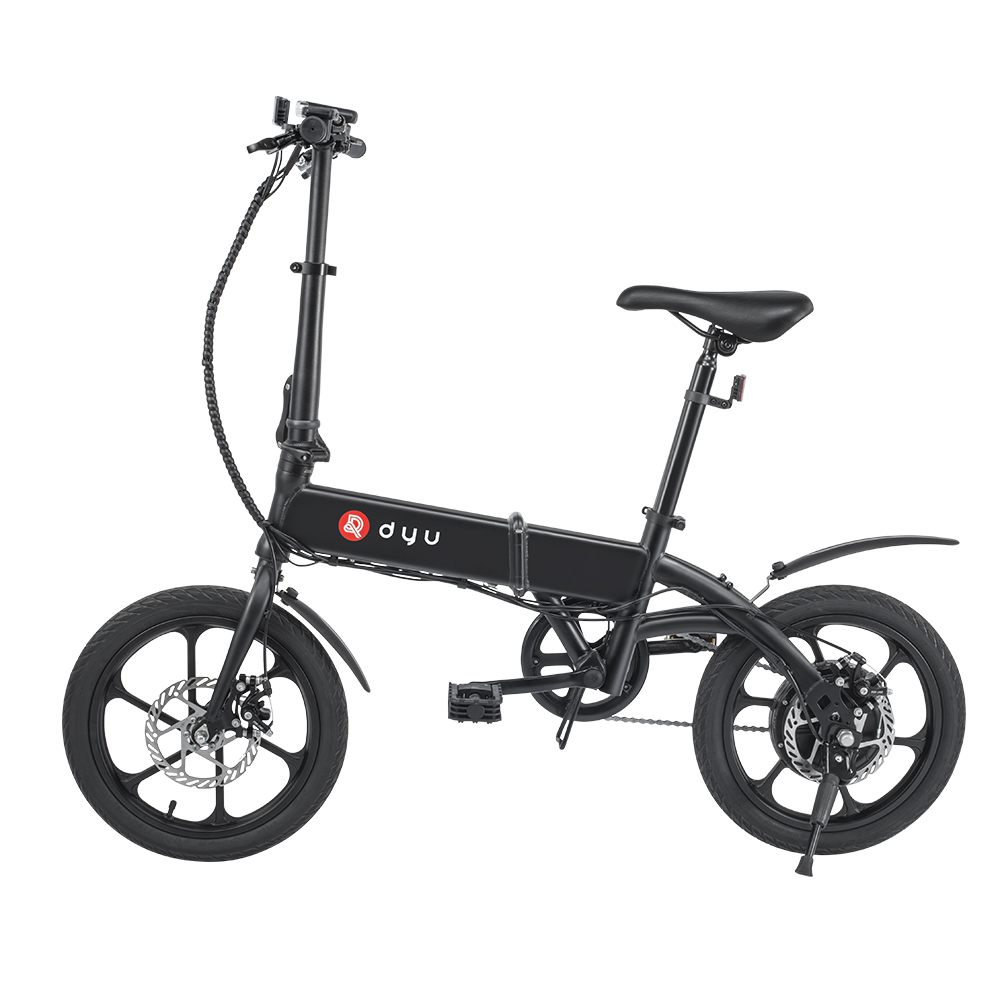 DYU A1F Folding Moped Electric Bike 16inch 250W Black